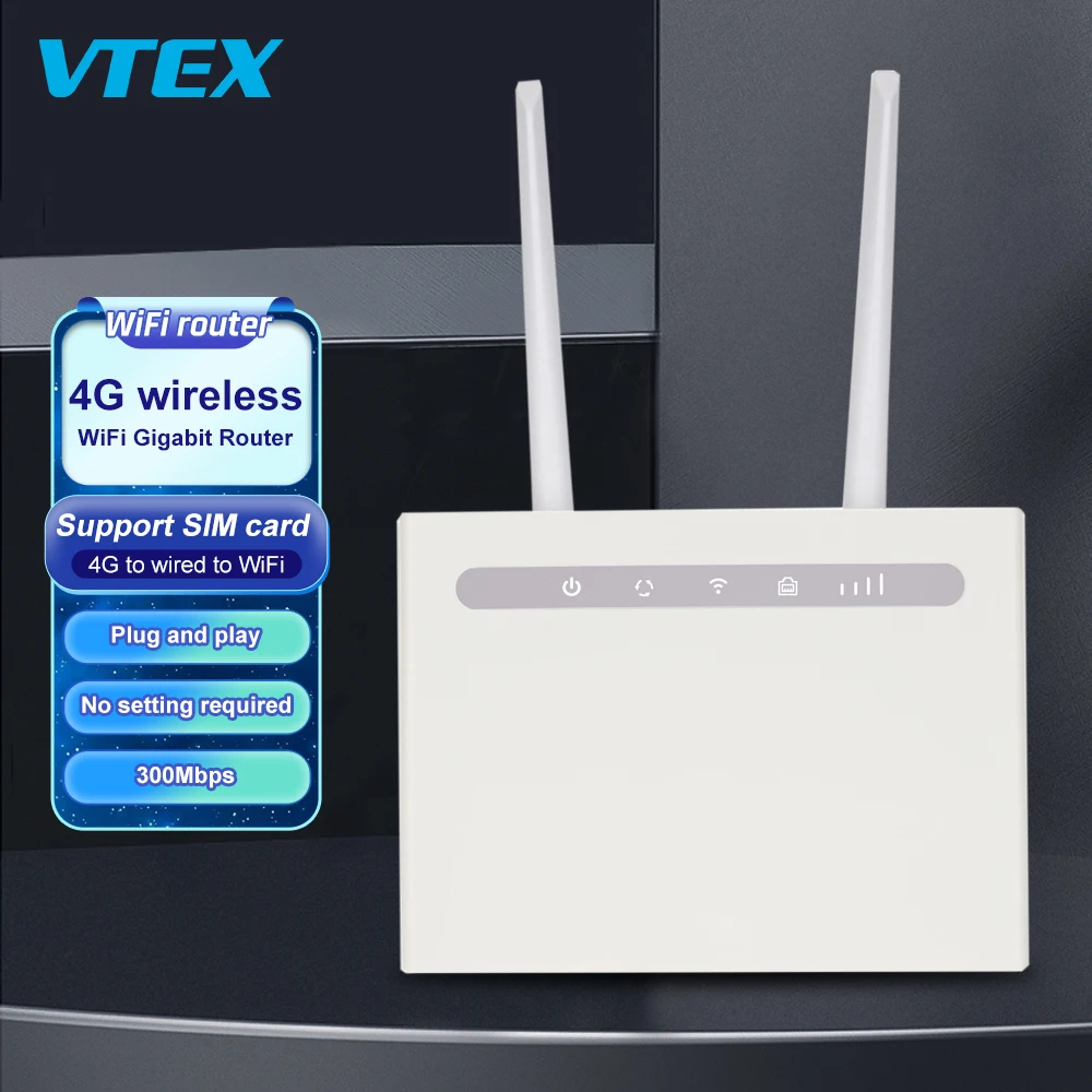 

Newest Wifi Router 4G Tech Style 4G Lte Wireless Router Unlock 4G Modem Wifi Router With Sim Card Slot For Home Gaming