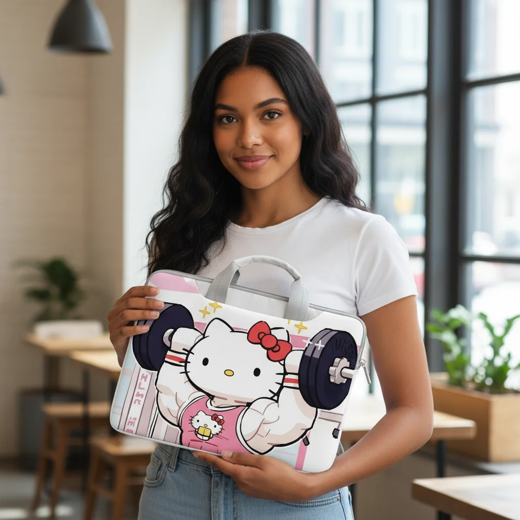 

New Hello Kitty Kuromi Portable Laptop Bag Laptop Case for Macbook 12 13 13.3 14 14.6 15.6 16 Inch Macbook Air Asus Holiday Gift