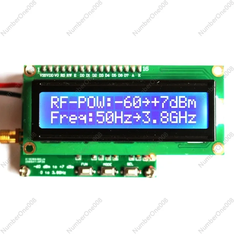 Digital RF Power Meter 50Hz~3.8GHz -60～+7 DBm Radio Frequency Measuring Module 0.1 DBm Accuracy