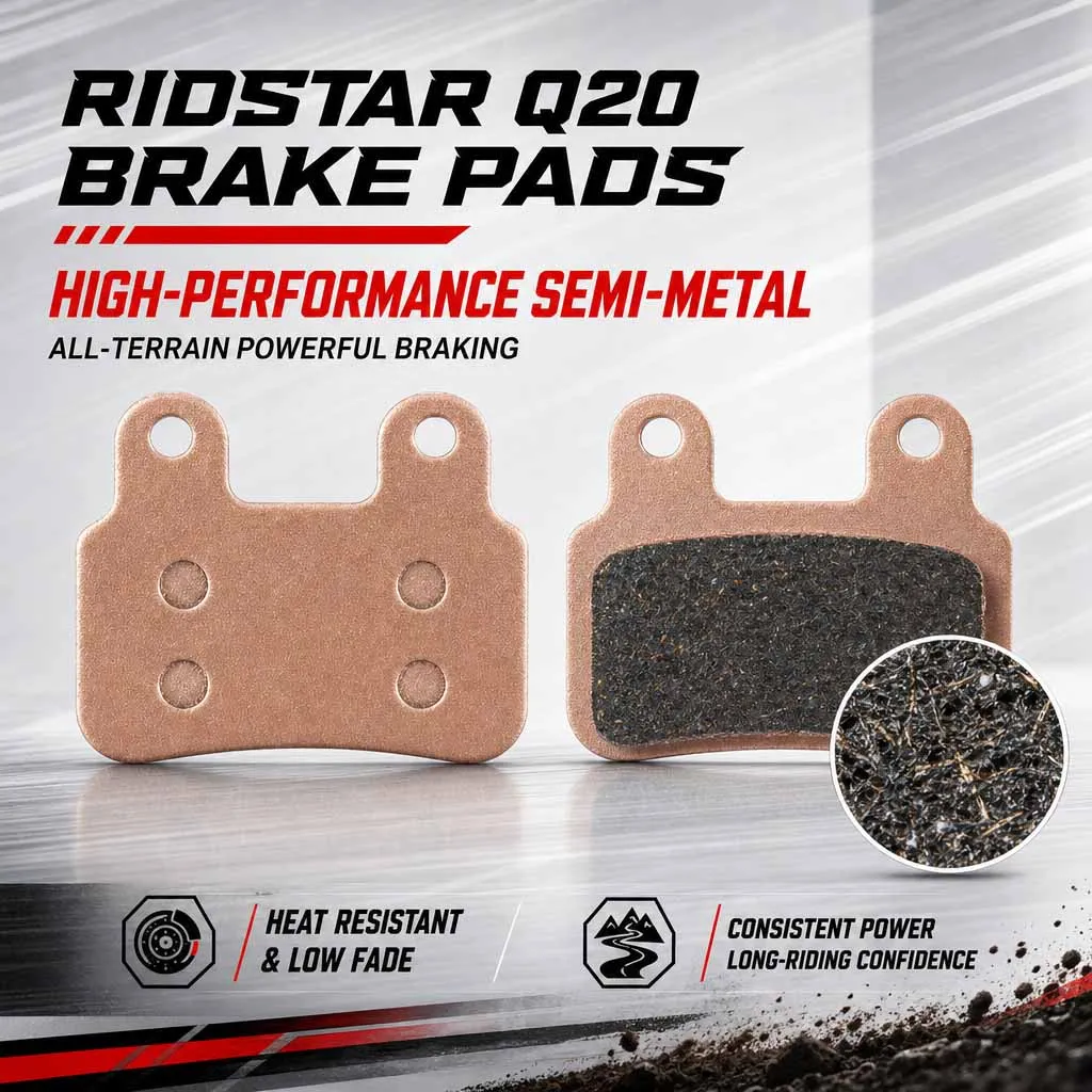 KTET XD-KL.BS Brake Pads for Ridstar Q20 Q20 Pro H26 Pro Electric Bike Hydraulic Disc Brake Semi-Metallic Replacement