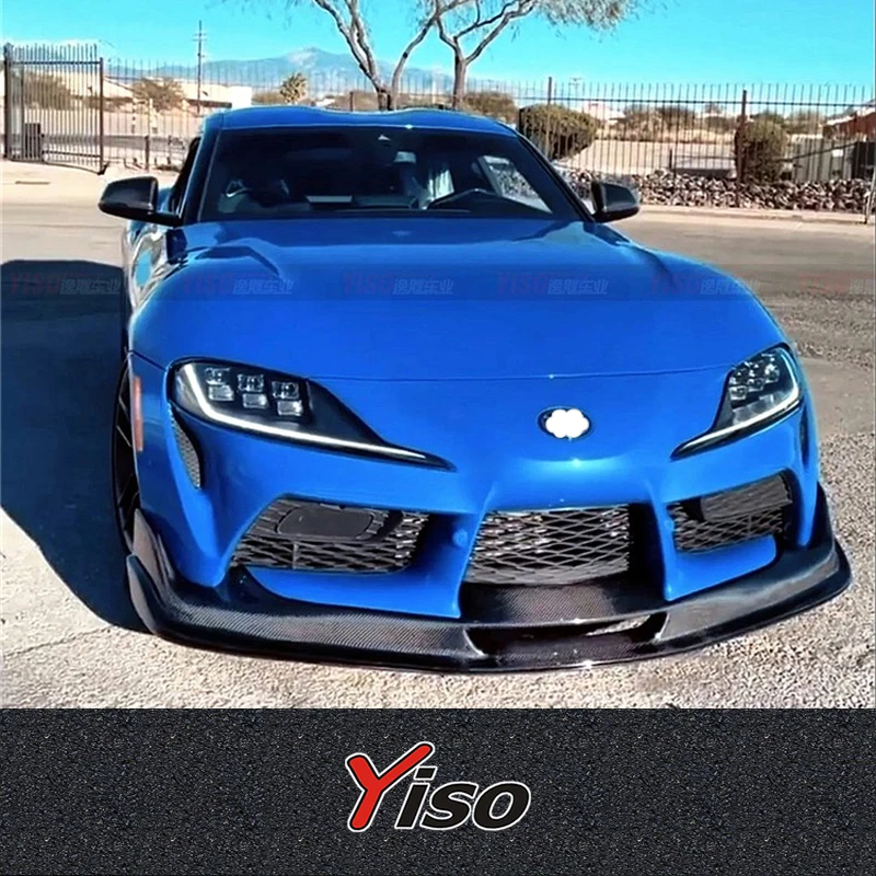 

Suitable for SUPRA A90 Modified encirclement Carbon fiber Seibon V2 Front Lip Aerodynamic kit Front Spoiler front lip