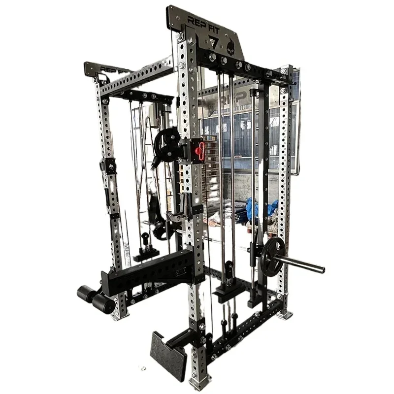 Trainer Gym Bench Press Squat Multifunctional Integrated Shelf