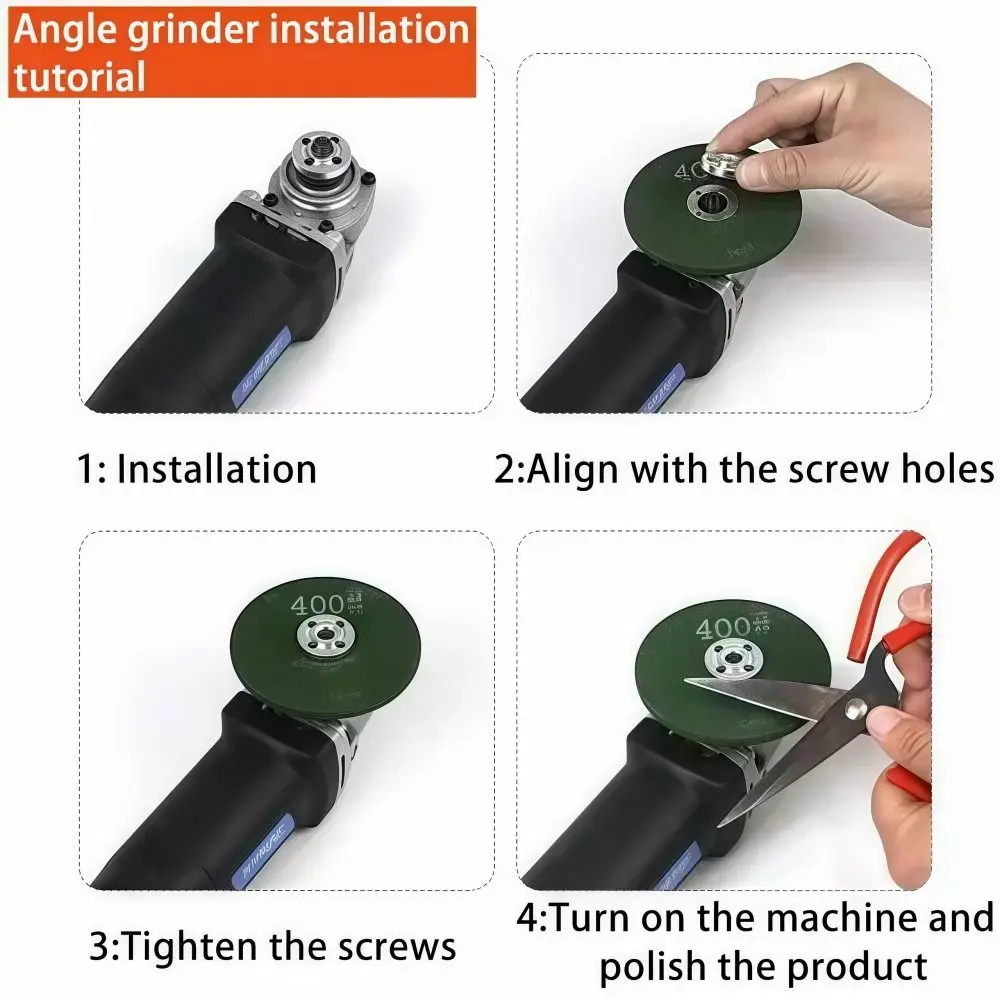 3pcs Ultra-Fine Sharpening Grinding Wheel Hard Grinding Fine Poli Fine Grinding Wheel Wear-Resistant Durable Polishing Disc