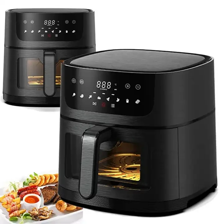 

2026 New Model Multi-functionalFactory Supplier 5.5L 6.5L 7.5L 8L 12L Oil Free Fryer Electric Deep Digital Rapid Air Fryer Stai