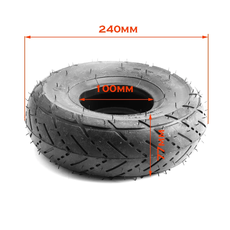 3.00-4 Scooter Tire Tube – Compatible with Mini 2-Stroke Quads, ATVs, and Motor Bikes (Fits 10