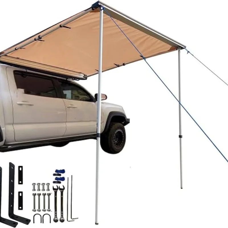 Vehicle Awning Outdoor Off-Road Camping Waterproof UV50+ Car Side Awning Sun Shade