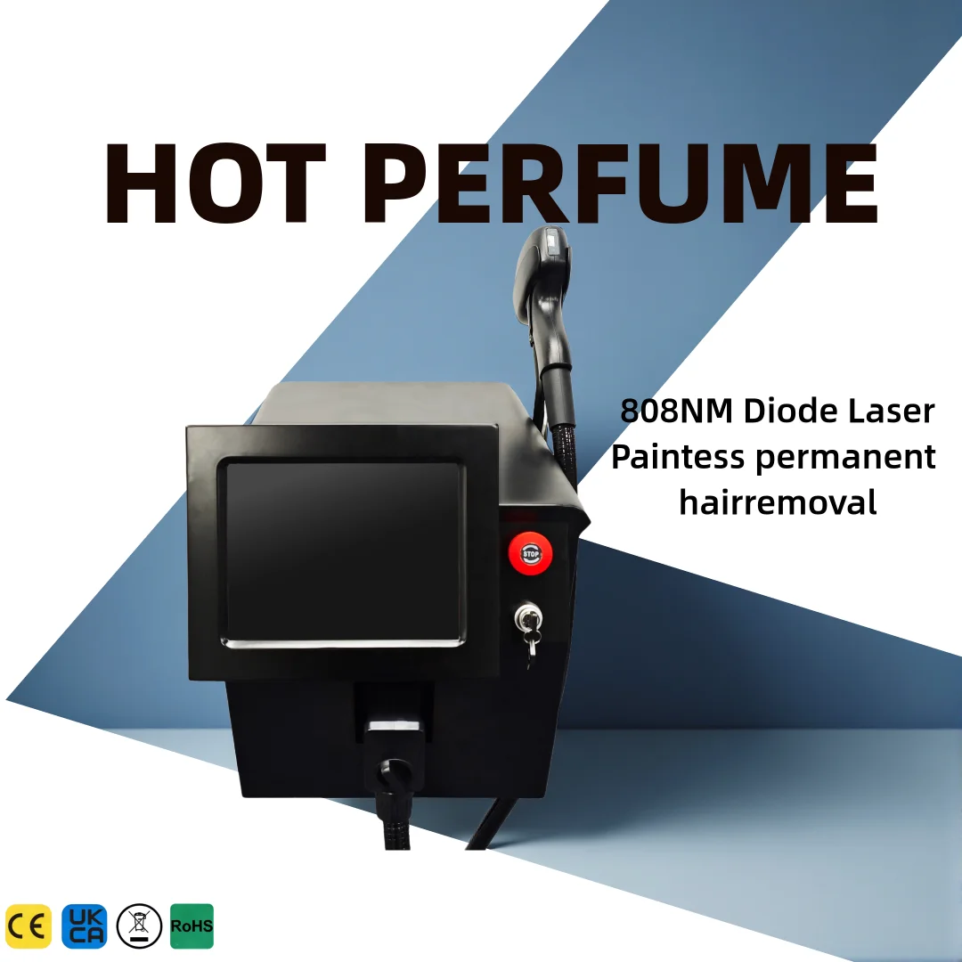2025 Newest Portable Diode Laser Hair Removal Machine – 4000W, 808nm & 755nm Alexandrite, Triple Wavelength – Long-Lasting Hai