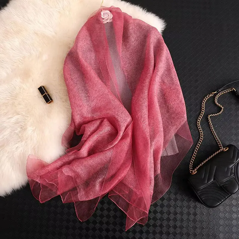 Foulard de Marque pour Femme, Châle Pashmina, Serviette de Plage, Bandana, Hijab Musulman, Grande Taille, 2024