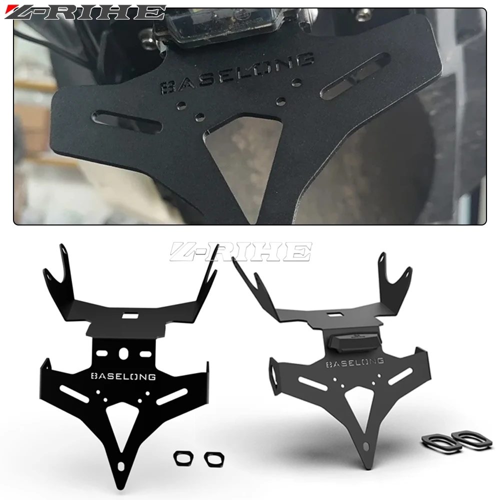 

License Plate Holder Rear Tail Frame Fender Eliminator Bracket Kit For HONDA CBR CB 650R CBR650R CB650R 2019-2023 2024 2025 2026