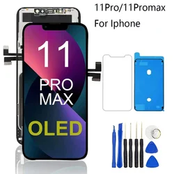 OLED Pantalla For iphone 11 Pro Display Touch Screen Digitizer Assembly For iPhone 11 Pro 11Promax LCD 3D Touch Replacement