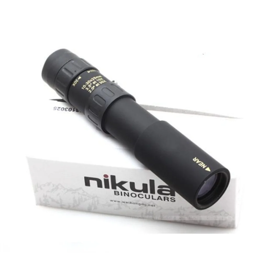 Nikula 10-30x25mm Original Authentic All Metal New Zoom Single Tube High Power Infrared Low Light Level Night Vision Telescope