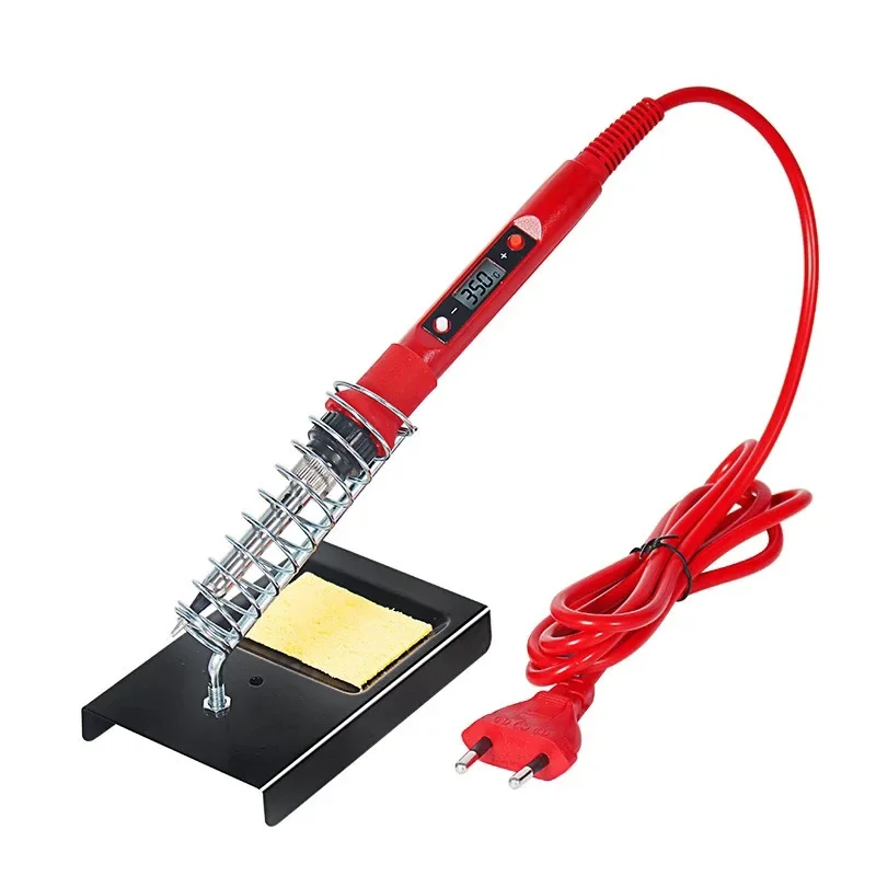 Utility Electric Soldering Iron Multimeter Set Digital Display Soldering Iron Kit 80/60W Cloth Bag Set
