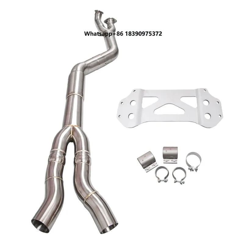 S58 Midpipe Single Midpipe Exhaust G82 M4 G80 M3 Midpipe with Extended Brace   h003