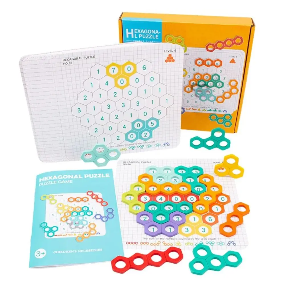 Puzzle en accent d'abeille coloré Montessori pour enfants, jouets de forme numérique, jeux d'association, jouets mathématiques