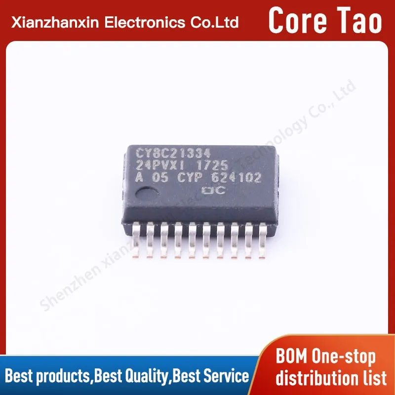 

1~5pcs/lot CY8C21334-24PVXI CY8C21334 SSOP20 Encapsulation MCU microcontroller