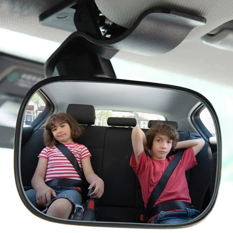 

Car Adjustable Interior Mirrors Universal Auto Safety Driving Rearview Mirror Baby Mirror Car Accessories Interior 8.9x5.6cm 1Pc