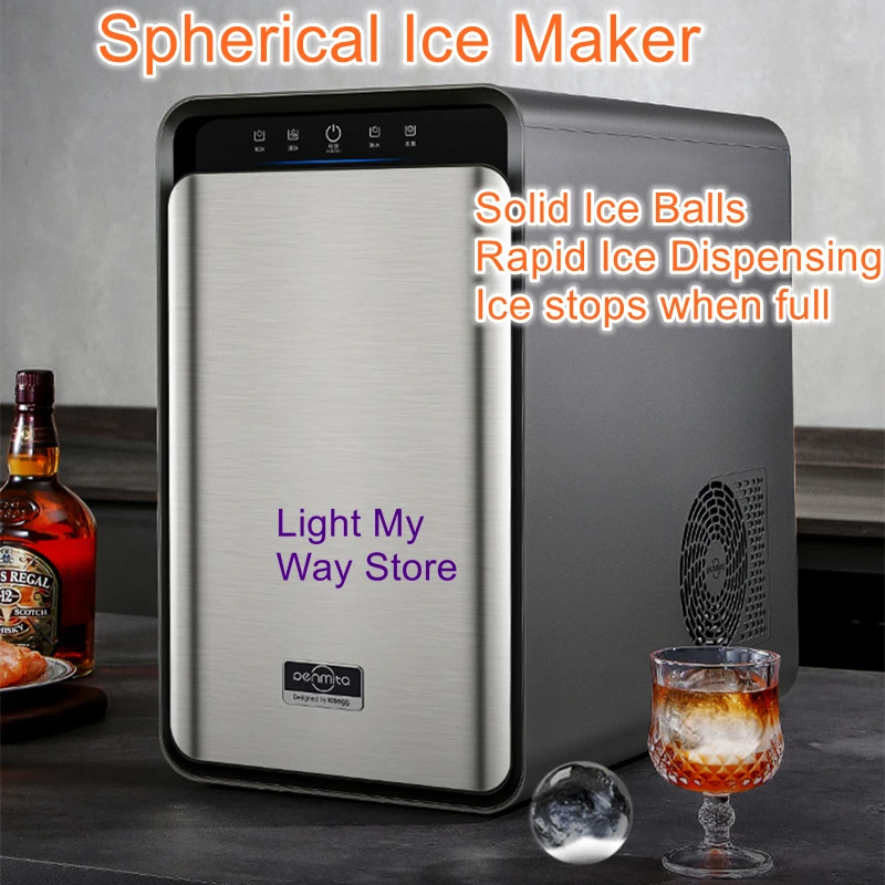 110V 220V Whiskey Mixer Home Party Helper Complete Spherical Ice Maker