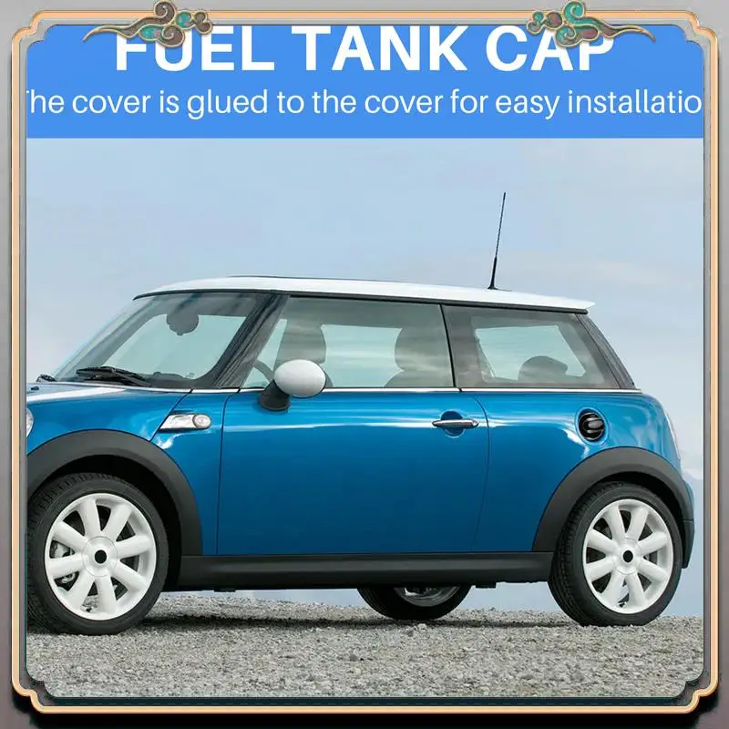 

Reliable-Black Fuel Tank Cap Cover For BMW For Mini Gen 2 R56 For Cooper S JCW 2006-2013 High Quality ABS Oil Tank Car Cover