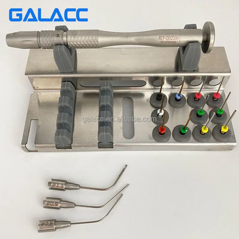 

Den tal Root Canal File Extractor Reusable Extractor Holder Extractor Broken Removal Kit Endo File Removal System