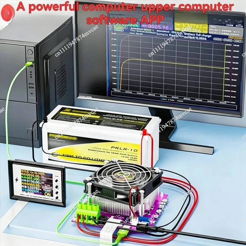 TA-BW600 150W USB Charging Tools Battery Tester Electronic Load Indicator Wifi Bluetooth Battery Capacity Detector US Plug