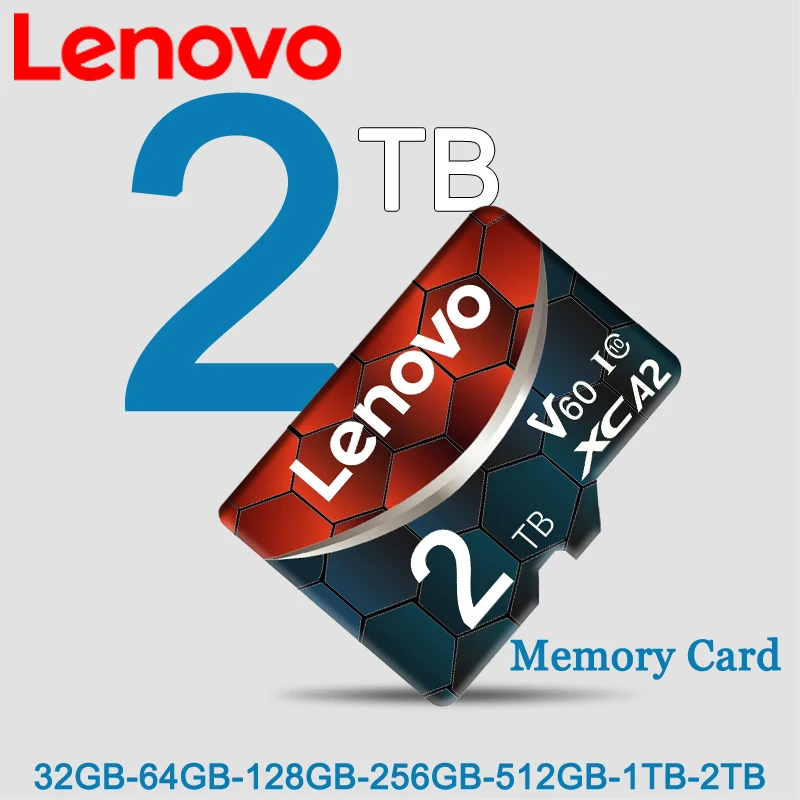 Lenovo 2TB memory card 128GB 256GB 512GB 1TB micro TF card 64GB Class 10 mini sd memory card For phone PC