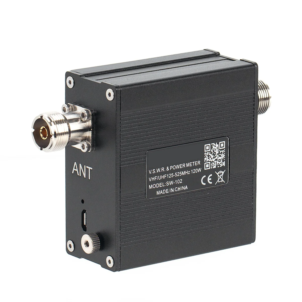 A46M-1 Piece SW-102 Meter Digital VHF/UHF Power SWR Meter SW102 For Two Way Radio US Plug