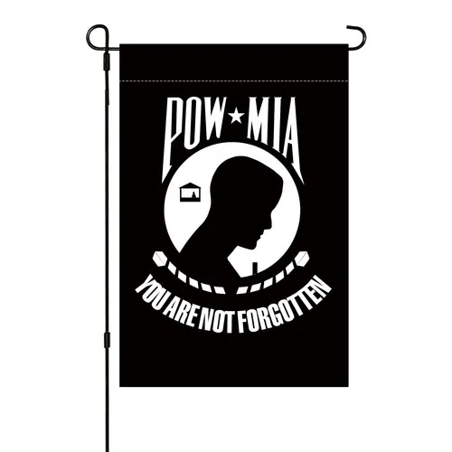 POW MIA Recognition Day Garden Flag - Double Sided 12 x 18 Inch YYZ