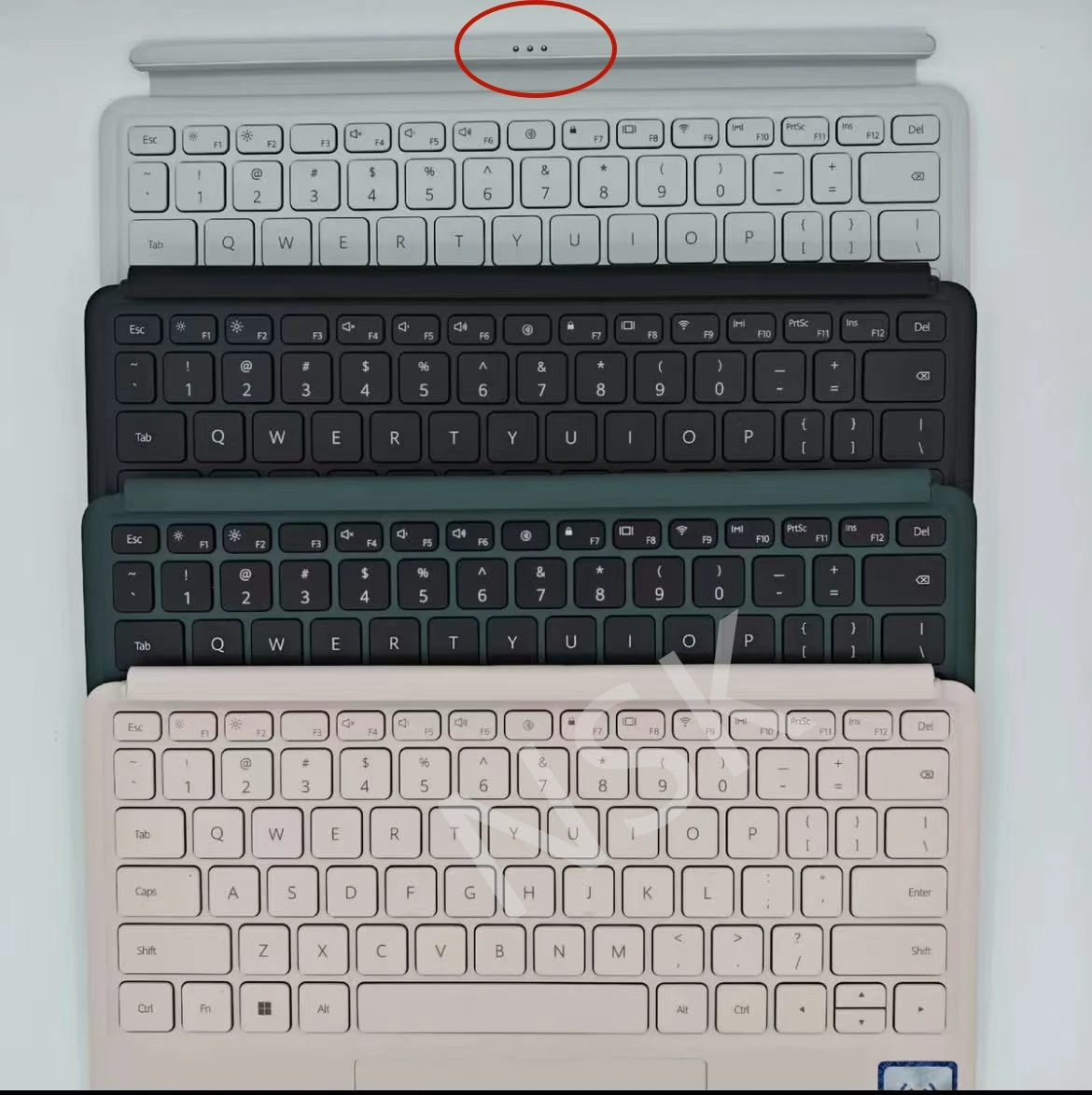 New Original FOR Huawei Matebook E 2023 Original Intelligent Magnetic Keyboard Model: RVB-KB01 Black, White, Pink, Green