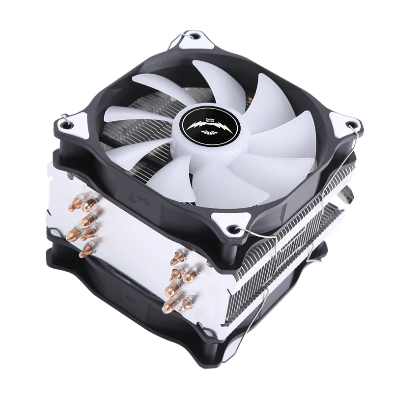 Imagem -04 - Ventilador Cpu para Intel Heat Pipes Radiador Pwm de Pinos Lga 2011 1700 1200 1150 1151 1155 1156 X79 X99 Am3 Am4 Amd