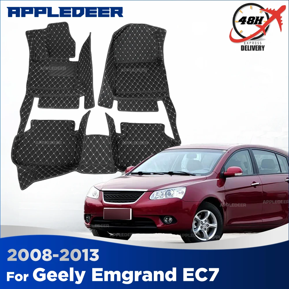 

Car Floor Mats For Geely Emgrand EC7 2008-2013 2012 2011 2010 2009 Custom Auto Foot Pads Carpet Cover Interior Accessories