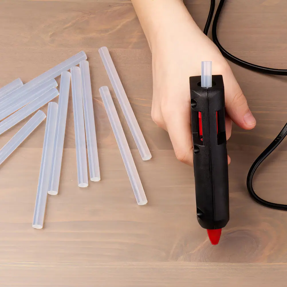 150Pcs Clear Hot Melt Glue Sticks Mini Size for Crafting DIY Projects High Adhesion Reliable Bonding Bulk Supply for Classroom