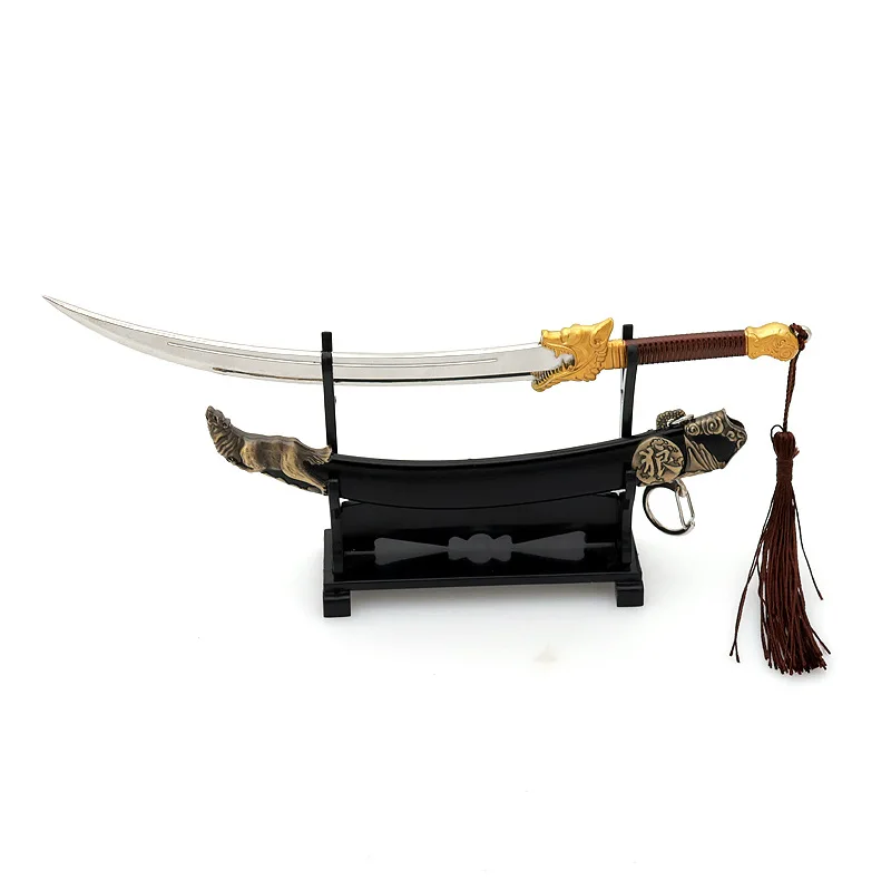 ブラッドナイフ祖先フィルムとテレビ周囲 22 センチメートルブラッドナイフシース亜鉛合金武器モデル工芸品装飾おもちゃ