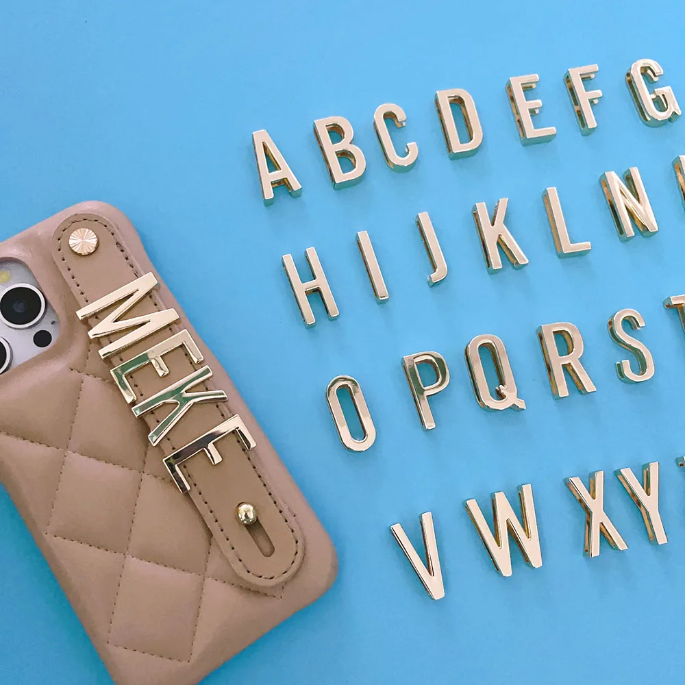 Custom Name Personalized Phone Case Letter Charm