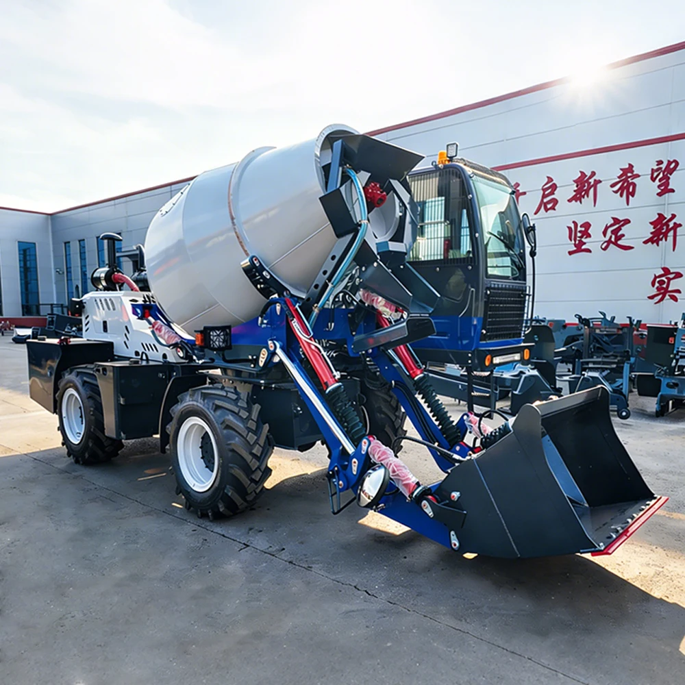 2.6CBM Heavy Duty  Self Loadin - Heavy Equipment Mixer ulasan dan harga
