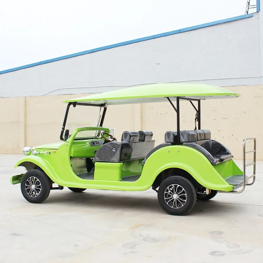 

Retro Classic Cars Cheaper Price Antique Classic Cart 72v 60v Lithium Battery Electric antique Tour Bus