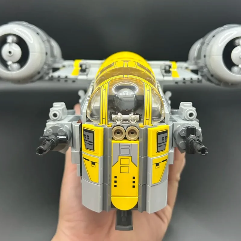 Direct Fast Ship 930PCS Interstellar Conflict Iconic Ship Building Blocks Model Educational Ornament Toys for Reward Gifts - view 5