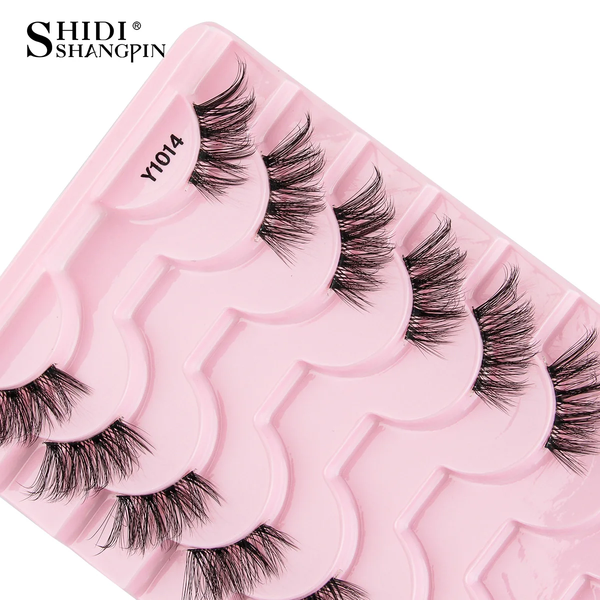 Neue Halbe Wimpern Falsche Wimpern 5/10 Paar 3D Nerz-Wimpern Natürliche Wimpernverlängerung Katzenaugen-Wimpern Make-up Faux Cils Fox Lash – Detail 28