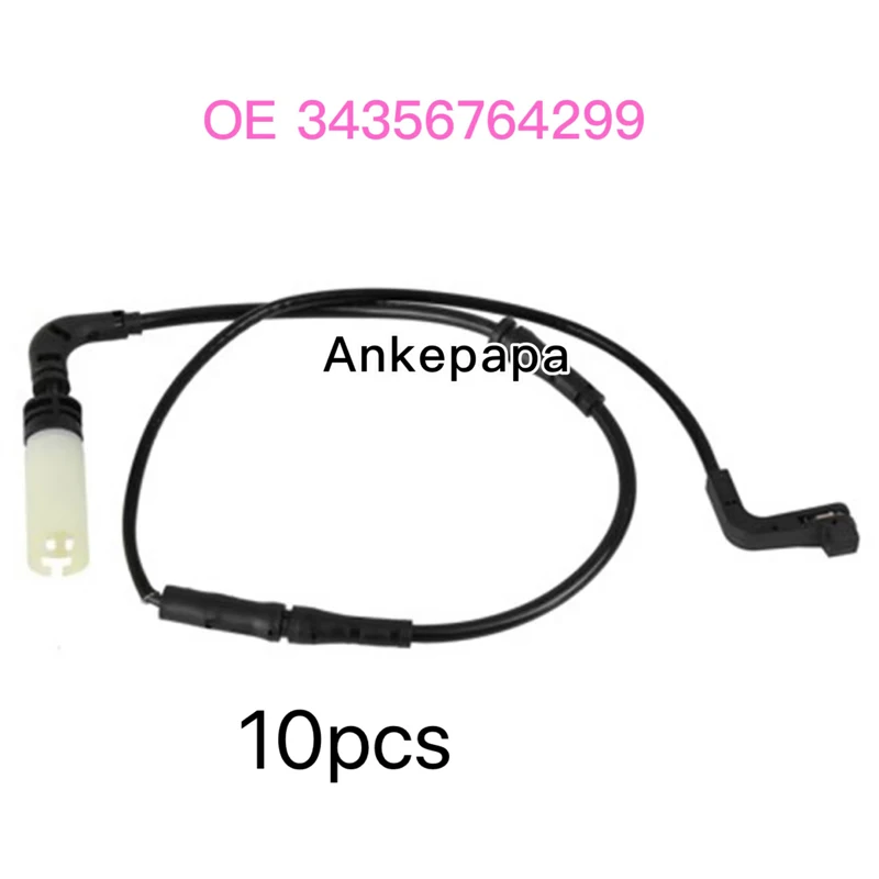 10PCS 34356764299 Rear Brake Pad Wear Sensor for BME60 525i 528xi 530i 535i 545i 550i 645Ci 650i M5 M6 OE 34356789493 Brake Se