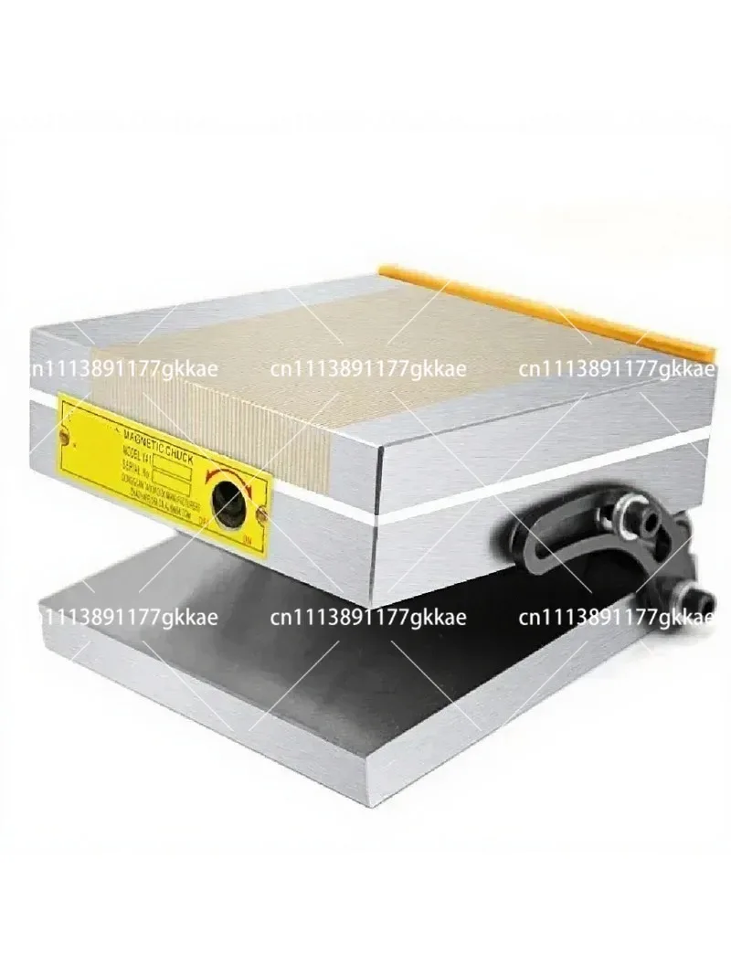 100x175mm Precision Permanent Magnet Sine Disk Magnetic Chuck with Adjustable Tilt Angle Suction Table for Surface Grinder