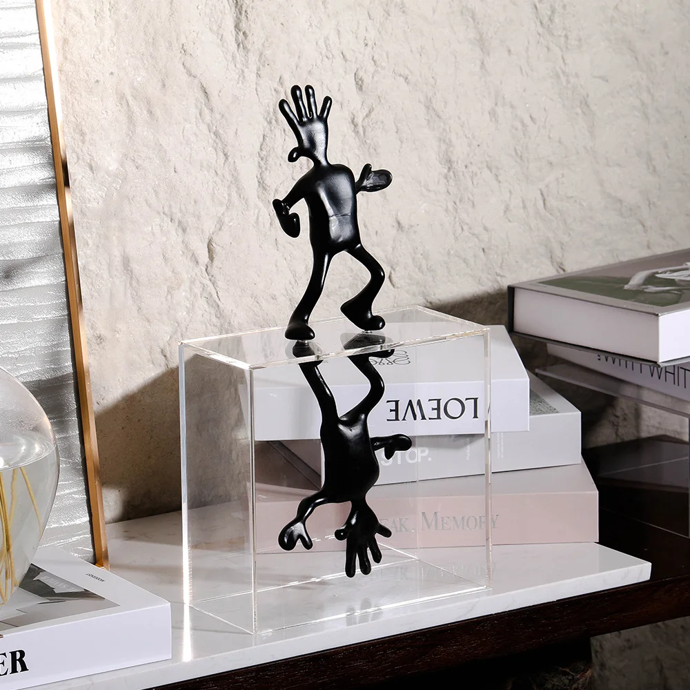 Elegant Handcrafted Custom Design Project Use Modern Abstract Figurine Sculpture Interior Home Decor Items for Living Room Art