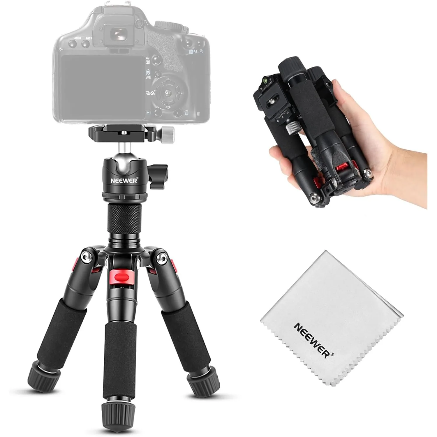 NEEWER Portable Mini Tabletop Tripod 20