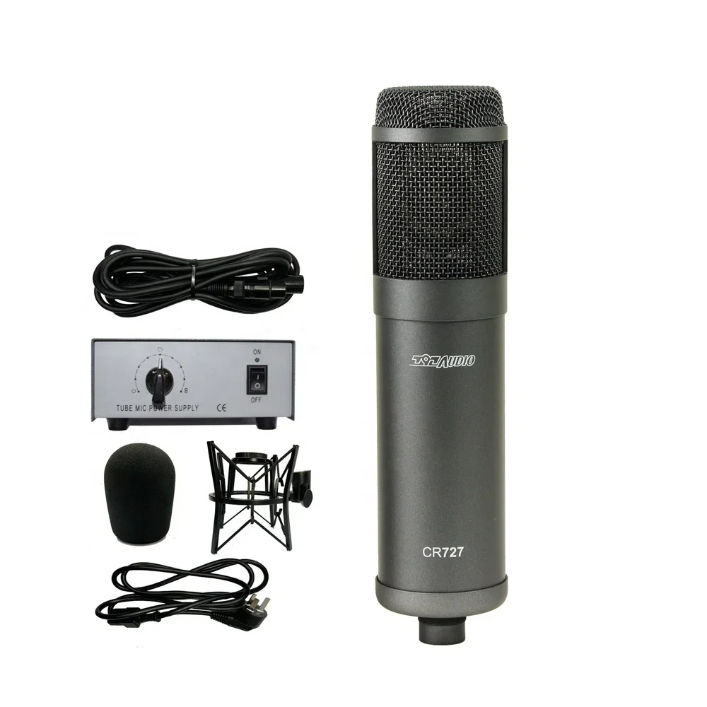 

ATCR02 7-pin XLR Tube Condenser Microphone For Karaoke Microphone Customized 34mm Large Diaphragm High End