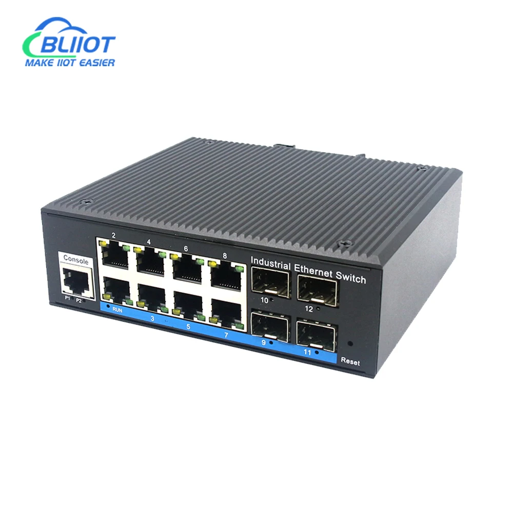 BLiiot Managed Switches Ethernet splitters Network Smart Switcher Hub Internet Splitter Gigabit Ethernet Switch