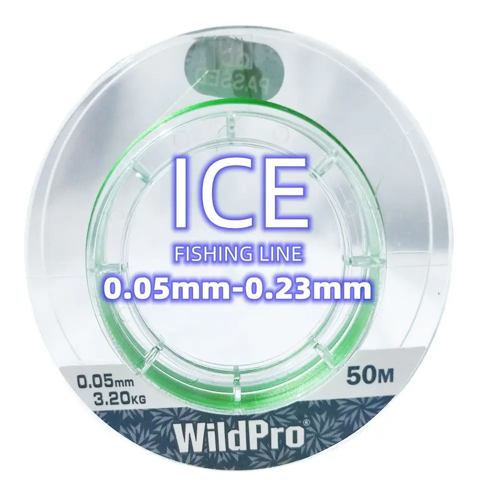 50M Ice Fishing Line  4Strands PE Super Strong Fishing Crucian Carp Pike Fishing Line For Winter Fishing