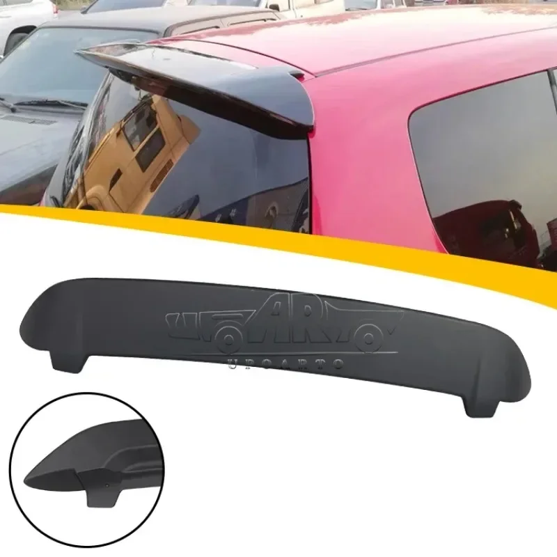 Exterior Accessories Car Roof Spoiler Rear Trunk Top Wings ABS Body Kits For Honda Fit Jazz 2004 - 2007