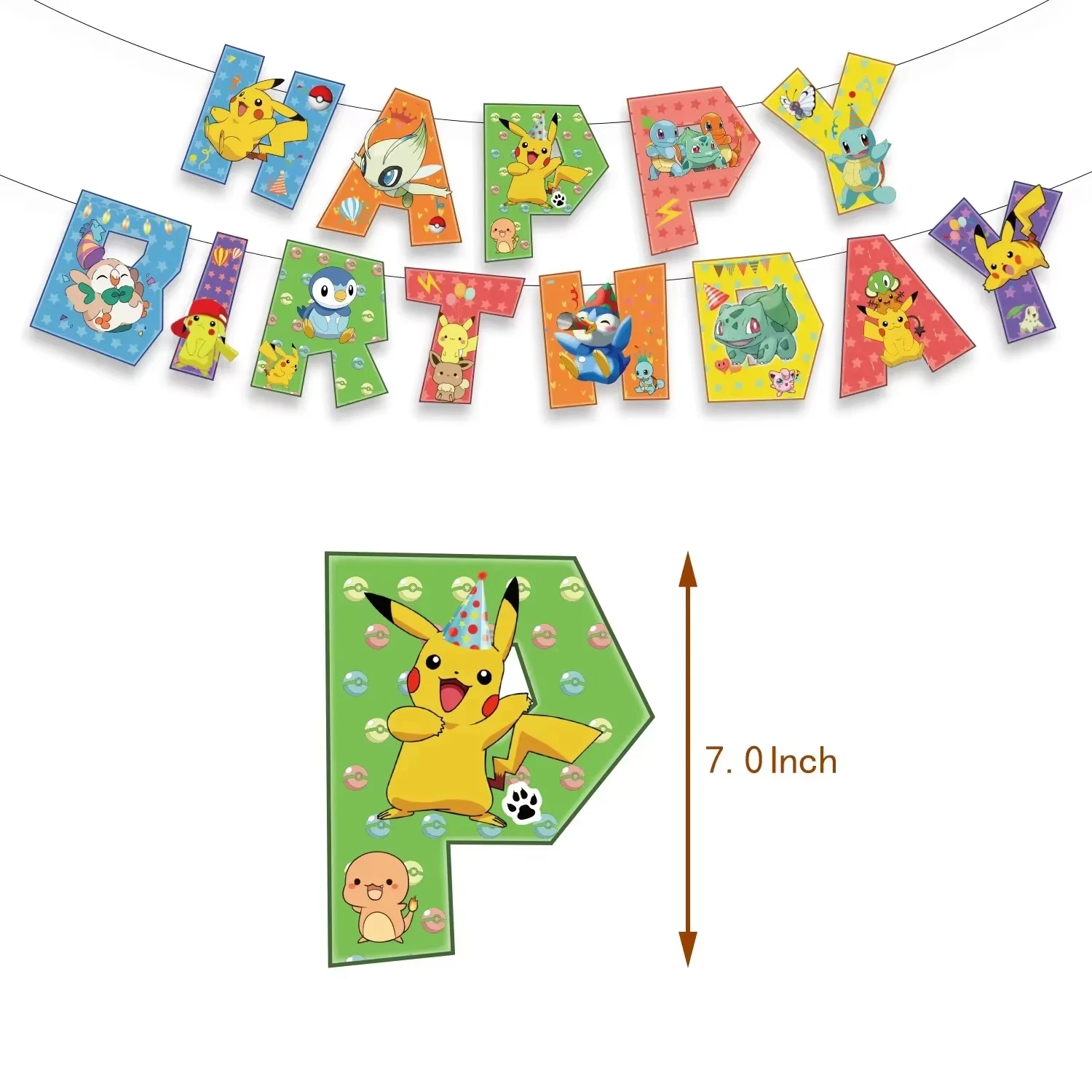 Pokémon thema feestfavoren: polsbandjes, stickers, ballonnen, cadeautjes, goodiebag vullers, verjaardagsdecoratie