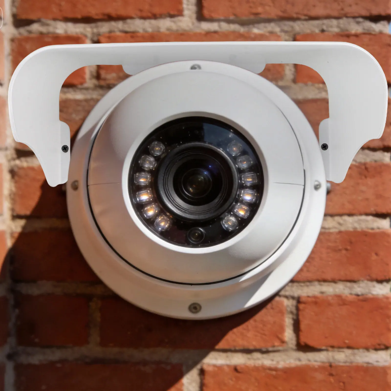 Outdoor Security Camera Weather Cover Protective Housing Shield Rainproof Sunproof Clear Vision for Street Home Monitoring
