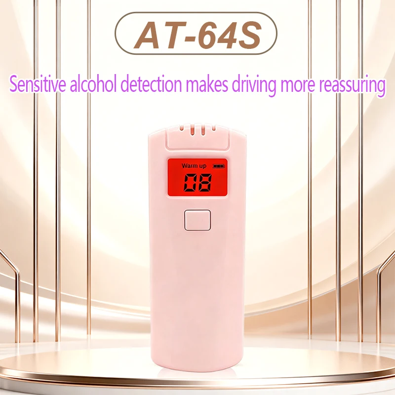 2pcs/pack Professional Personal Breath Alcometer Digital LCD Display Portable  analyzer keychain breathalyzer  Alcohol Tester