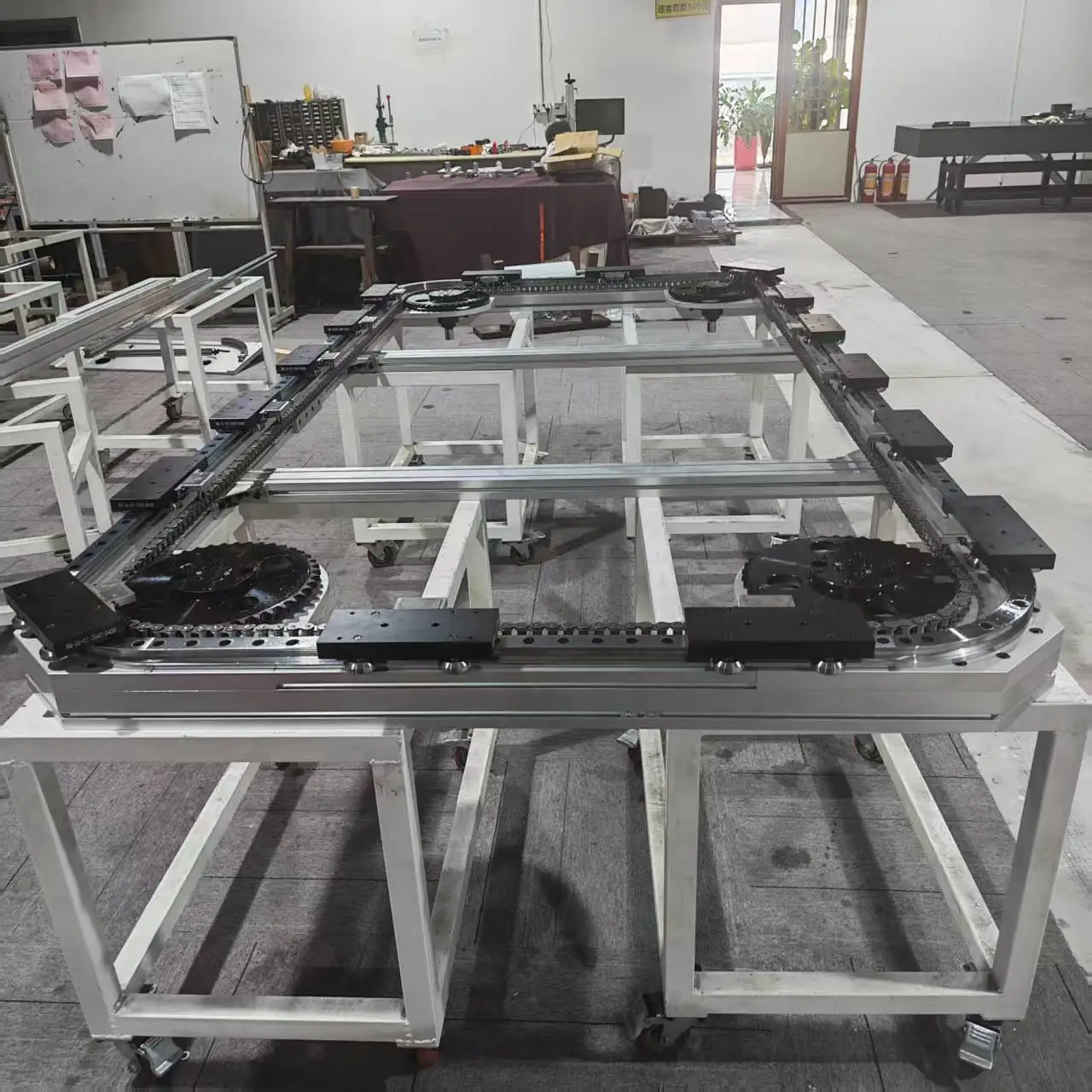 HCYCustomizable Rectangular Circular Guide Rail Precision Conveyor Line for Automatic Assembly, Inspection & Welding of Products