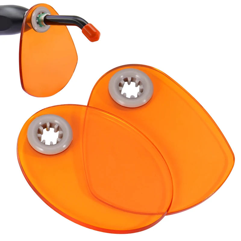 

1 шт. универсальная защитная пластина для УФ-лампы для полимеризации, фильтр-накладка для стоматологических материалов